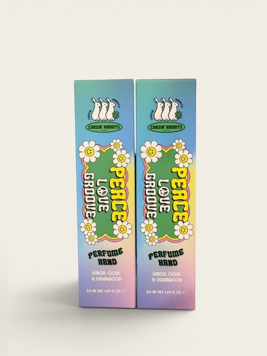 Chasin Rabbits Other - CHASIN'‎ RABBITS Peace Love Groove Perfumed Hand Cream - Yellow